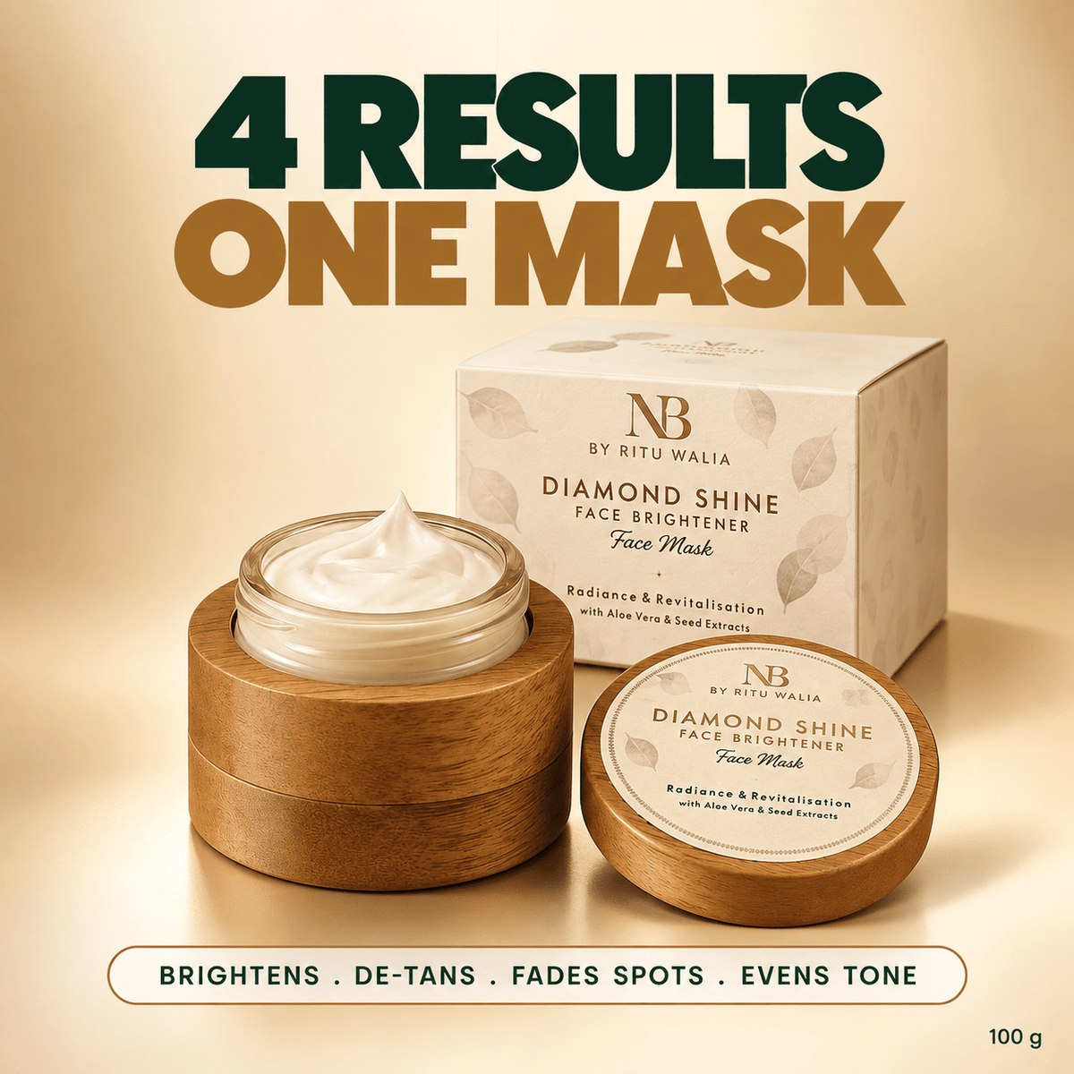 Diamond Shine Face Brightener Pack - NB by Ritu Walia